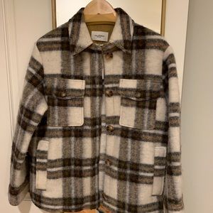 Isabel Marant Etoile Gaston plaid coat